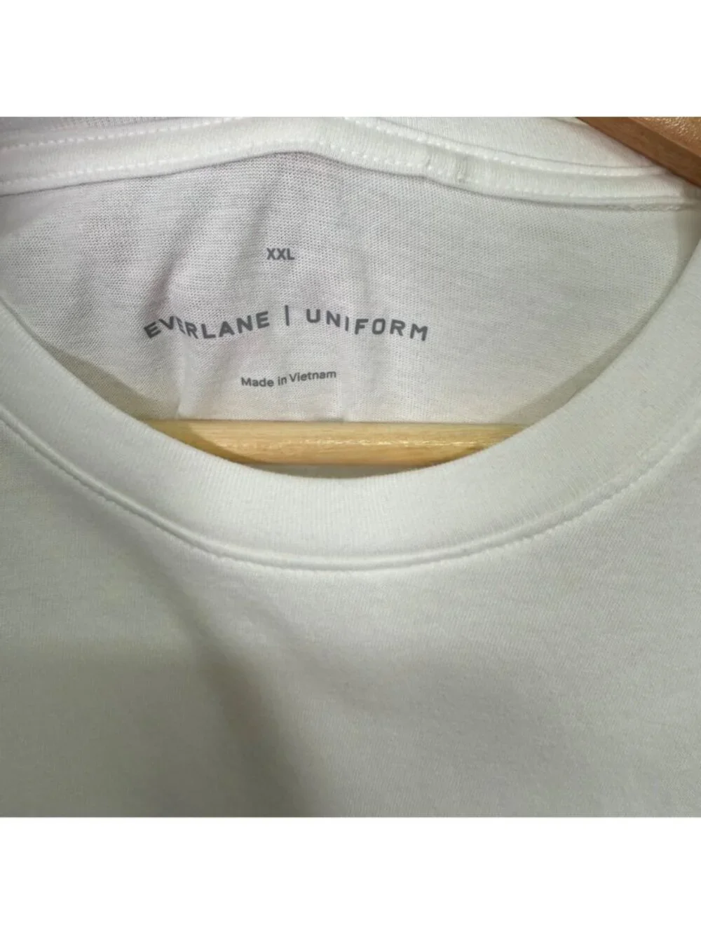 Everlane Mens Organic Cotton T-Shirt White Uniform Collection Crew XXL Neutral - Picture 7 of 12